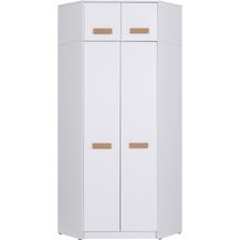 Bild für Marmex Möbel Grant 08/15 Ein moderner Eckschrank mit 2 Kleiderstangen