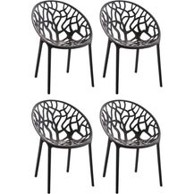 Bild für CLP 4er Set Gartenstuhl Hope
