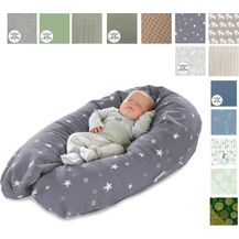 Bild für THERALINE 'Sternenhimmel' Stillkissen grau