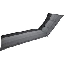 Bild für C404 Rollliegenauflage Gartenliege 200 x 60 x 8 cm grau gestreift