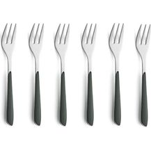 Bild für Kuppels PRISMA Kuchengabel Set 6-teilig dunkelgrau hochglanzpoliert