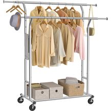 Bild für Songmics Schwerlast Metall Kleiderständer auf Rädern