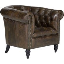 Bild für Sessel Chesterfield Shelford antik braun