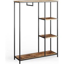 Bild für Kleiderschrank Fyrk Eiche rustikal 90 x 120 cm Vicco