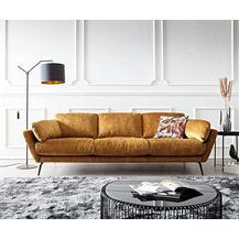 Bild für Bigsofa Softy 255x115 cm Ocker geschwungene Armlehne by W. Schillig