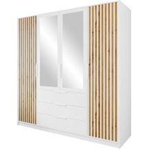 Bild für Mirjan24 'Bado Lux 4D' Kleiderschrank mit Schubladen und Spiegel