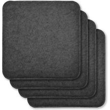 Bild für Dynamic 24 Rubberneck Filz Sitzkissen, Dunkelgrau, 4 Stück (1er Pack)