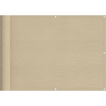 Bild für vidaXL Balkon-Sichtschutz Beige 75x800 cm 100 % Polyester-Oxford 4000173