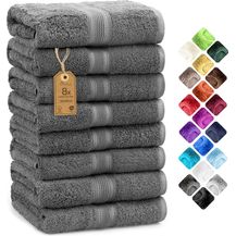 Bild für NatureMark 8er Pack Frottier Handtücher 50x100 cm