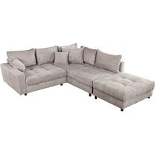 Bild für riess-ambiente Ecksofa KENT 220cm greige / schwarz