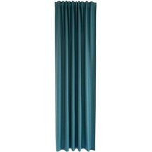 Bild für Homing Schlaufenschal 140x245 Vorhang Wohnzimmer Schlafzimmer blickdicht petrol