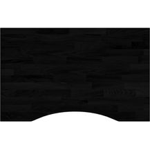 Bild für vidaXL Schreibtischplatte Dunkelbraun 80x50x2,5 cm Massivholz Eiche 4009027