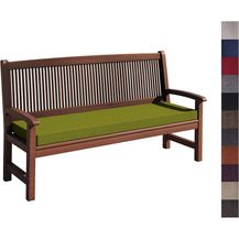 Bild für sunnypillow Bankauflage Stuhlkissen mit abnehmbarem Bezug Bankkissen Bankpolster Polsterauflage Auflage für Gartenbank viele Farben und Größen zur Auswahl (190 x 40 x 5 cm, Grün)