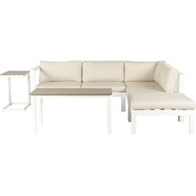 Bild für Ecksofa Lounge Set MESSINA Metall Beige