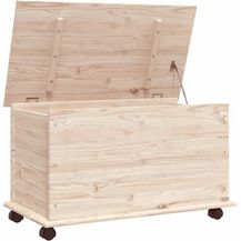 Bild für vidaXL Truhe mit Rollen ALTA 73x39,5x43 cm Massivholz Kiefer 353927