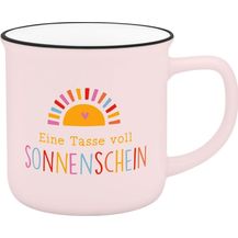 Bild für Becher in Emailloptik "Eine Tasse voll Sonnenschein"