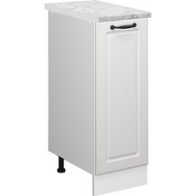 Bild für Apothekerschrank R-Line Weiß Landhaus 30 cm AP Marmor Vicco