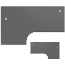 Bild für bümö Tischplatte 200x120 cm in graphit