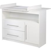 roba Wickelkommode 'Maren' - abnehmbarer Wickelansatz - breit - 2 Schubladen - Wickelhöhe 90 cm