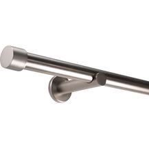 Bild für Deco-Raum® Gardinenstange 1-lauf 25mm Kappe 