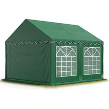 Bild für Party-Zelt Festzelt 3x4 m Garten-Pavillon -Zelt PVC Plane 700 N in dunkelgrün Wasserdicht