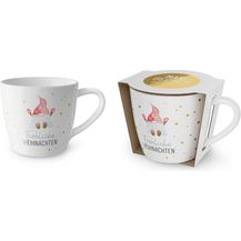 Bild für Weihnachtstasse Kaffee Tee Tasse Becher 0,4l Love Xmas la vida Wichtel 910173