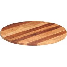 Bild für vidaXL Tischplatte Massivholz Akazie Rund 25-27 mm 80 cm 285976