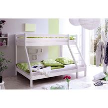 Bild für Ticaa 'Noah' Etagenbett Kiefer weiss