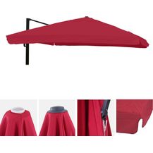 Bild für Ersatz-Bezug für Luxus-Ampelschirm HWC-A96 mit Flap, Sonnenschirmbezug, 3x4m (Ø5m)