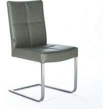 Bild für SIX Freischwinger Lederstuhl No. 081 grau