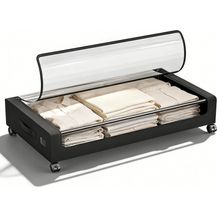 Bild für Sekey Unterbettkommode Unterbett Aufbewahrungsbox mit deckel transparente Aufbewahrungstasche