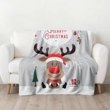 Bild für Wohndecke Merry Christmas flauschig 150x200 cm