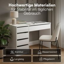 Bild für Bellamio 'Nore' Schreibtisch mit 5 Schubladen