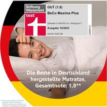 Bild für 7-Zonen-Taschenfederkern-Matratze Maxima Plus – Made in Germany 90x200 H2