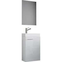 Bild für VCM Badmöbel Waschtisch Slito 914133 Weiß B. 41 x H. 130 x T. 22 cm