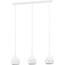Bild für Eglo 97857 Pendelleuchte ROCCAFORTE weiß E14 3X40W L:75cm B:17cm H:110cm dimmbar