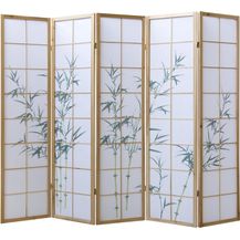 Bild für Homestyle4u Paravent 5-tlg.