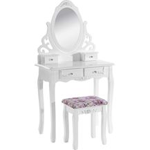 Bild für Woltu Schminktisch mit Spiegel und Hocker