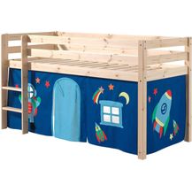 Bild für Spielbett Pino mit Textilset Vorhang "Astro"