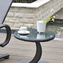 Bild für [neu. haus] Glasplatte Glasgow Rund Ø 30 cm