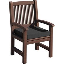 Bild für sunnypillow Bankauflage Stuhlkissen mit abnehmbarem Bezug Bankkissen Bankpolster Polsterauflage Auflage für Gartenbank viele Farben und Größen zur Auswahl (50 x 50 x 5 cm, Anthrazit)