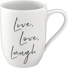 Bild für Villeroy & Boch Statement Becher 'Live Love Laugh' 290 ml
