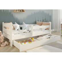 Bild für Kids Collective Kinderbett Kinder Jugendbett 80x160 und 90x200 cm Mit Schublade & Rausfallschutz