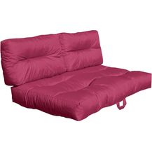 Bild für Outdoor Palettenkissen Set MONSUN (1 Sitzkissen + 2 Rückenkissen)