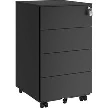 Bild für Songmics Rollcontainer abschließbar mit 4 Schubladen