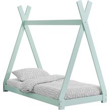 Bild für Kinderbett Onejda 80x160 cm Kiefernholz Mint [en. casa]