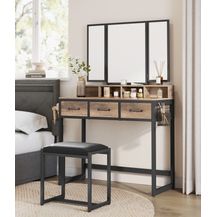 Bild für Vasagle Schminktisch mit gepolstertem Hocker