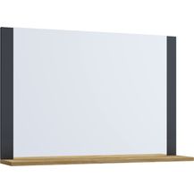 Bild für VCM Badmöbel Spiegel Lendas 916699 Anthrazit / Honig-Eiche H. 55 x B. 60 x T. 17 cm
