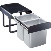 Bild für Einbau Abfallsammler 2 x 16 l Abfalleimer Vollauszug Mülltrennung Mülleimer