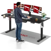 Bild für SANODESK Höhenverstellbarer Schreibtisch 200x80 cm Schreibtisch Höhenverstellbar Elektrisch Ergonomischer Steh-Sitz Tisch Computertisch für Heimbüro Homeoffice(schwarz)